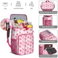 thumbnail image 5 of Travel Cooler Bag - Pioneer Flower Floral Print Pattern Camping Beer Cooler Backpack with Bottle Opener- Waterproof Insulated Picnic Backpacks - Cooler Bag for Beach, 5 of 6