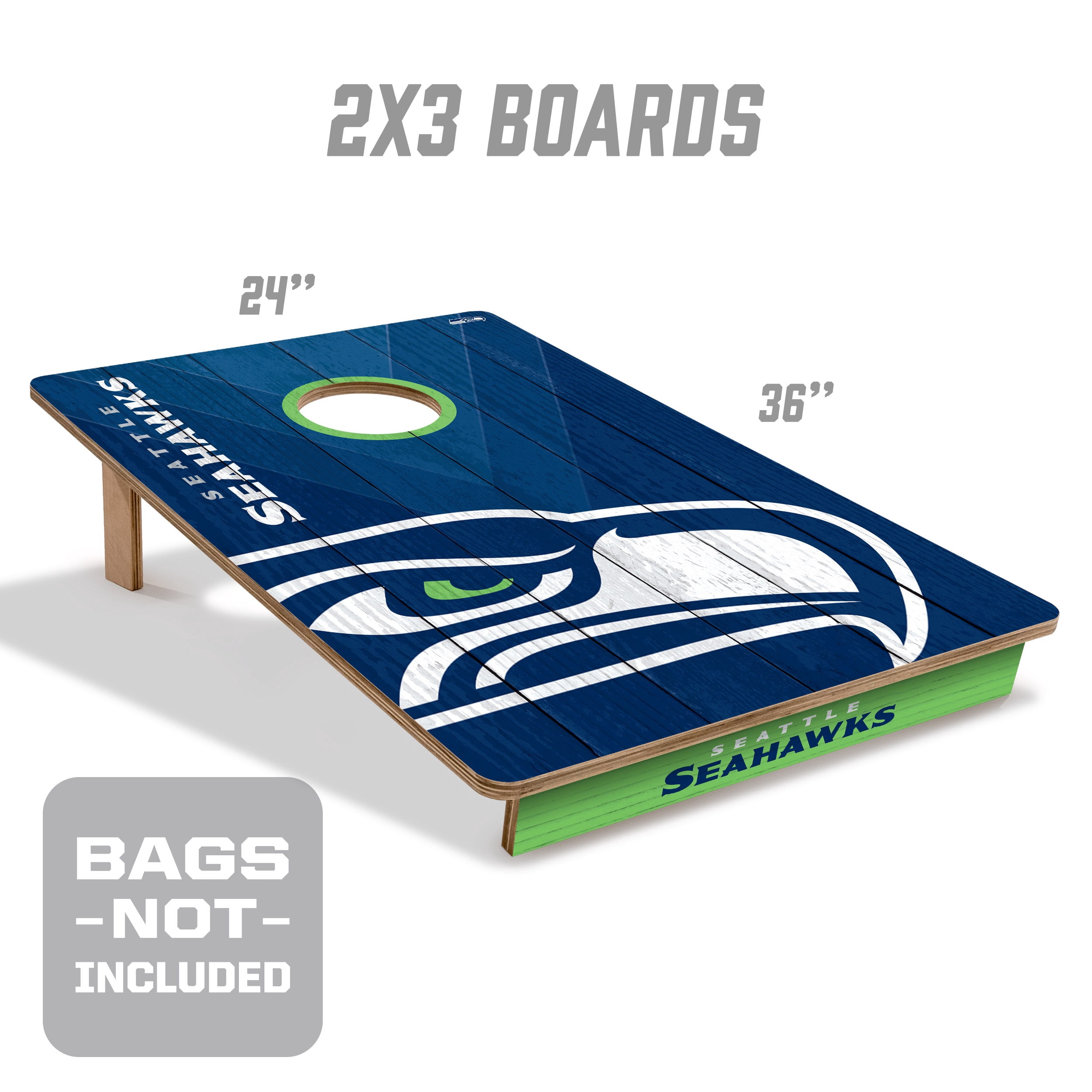YouTheFan NFL Seattle Seahawks 2' x 3' Cornhole Game No Bags