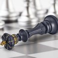 thumbnail image 2 of 1Pcs Pièces d'Échecs Ornements d'Échecs Simulés Échecs Internationaux Roi Reine, 2 of 8