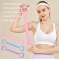 thumbnail image 4 of Figure 8 Resistance Band for Women - Silicone Reinforced Yoga Stretch Rope for Back, Shoulder & Arm Workouts, Portable Fitness Band for Pilates & Home Gym, 4 of 6