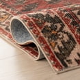 thumbnail image 5 of nuLOOM Xavia Medallion Washable Area Rug, 5' x 7', Red, 5 of 8