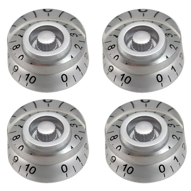 4 Pieces Guitar Bass Volume Control Knobs Button for LP SG E
