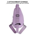 thumbnail image 6 of Deago Small Sling Backpack Crossbody Bag for Women Men Casual Chest Daypack Shoulder Bag for Travel Outdoor Hiking - Purple, 6 of 8