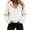 White, variant on Cmtiyu Hoodies for Women, Loose V Neck Long Sleeve Zipper Pullover Hoodies With Pockets, Casual Outdoor Sweatshirts, S-2XL