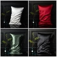 thumbnail image 4 of Pillow Case 100% Silk Quality Slip Solid Color Two-Sided Bedroom Decoration, 4 of 6