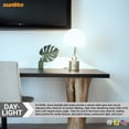 thumbnail image 4 of Sunlite LED G25 Globe Light Bulb, 6 Watts (60W Equivalent), Standard E26 Base, 520 Lumens, Dimmable, Frosted, 90 CRI, 5000K Daylight, 6 Pack, 4 of 6
