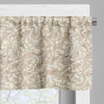 thumbnail image 5 of Ambesonne Beige Valance & Curtain, Wedding Bouquet Flora, 55"x24", Dust Beige Tan, 5 of 6
