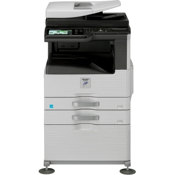 Restored Sharp MX-M264N Monochrome Multifunction Laser Printer – 26ppm, A3/A4, Print/Copy/Scan, Duplex, Network, 600 x 600 DPI, 100-Sheet ADF (Refurbished)
