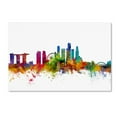 thumbnail image 2 of Trademark Fine Art "Singapore Skyline" Canvas Art by Michael Tompsett, 2 of 4