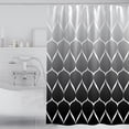 thumbnail image 1 of 1 cortina de ducha impermeable de 180 x 180 cm hecha de poliéster, antimoho y antibacteriana para baño, fácil de limpiar. TUNC Sencillez, 1 of 5