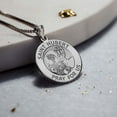 thumbnail image 4 of Picturesongold.Com Saint Hubert Religious Medal Female Adult- 2/3 inch Sterling Silver, 4 of 6