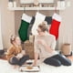 thumbnail image 5 of Ounissouiy Accesorios de calcetín de Navidad diseño de escena interior Prop decoración colgante tejer calcetines de Navidad bolsa de regalo decoración Kits de decoración para fiestas Verde Ounissouiy HA068304-01, 5 of 6