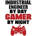 thumbnail image 3 of CafePress - INDUSTRIAL ENGINEER BY DAY GAMER BY NIGHT Pajamas - Women's Light Pajamas, 3 of 4