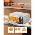 thumbnail image 2 of VEVOR Electric Pizza Oven, 18-Inch Commercial Pizza Ovens, 842°F Max Temp, 1740W Large Pizza Oven Countertop with Temp & Time Control, Built in Thermometer Indoor Pizza Maker for Restaurant Home Use, 2 of 9