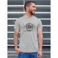 thumbnail image 2 of Compass And Palms T-Shirt Men -Smartprints Designs, Male Large, 2 of 4