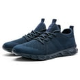 thumbnail image 6 of Mens Shoes Casual Sneakers Low Top Walking Shoes Breathable Mesh Sport Shoes Black Size 6.5, 6 of 9