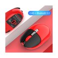 thumbnail image 5 of Rechargeable Wireless Bluetooth-compatible 2.4GHz Mute Mouse Home Office Computer Supply - Black, 5 of 5