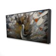 thumbnail image 1 of Begin Commencez la Couleur Abstraite Paon Tacheté - Impression Encadrée sur Toile par Édition, 1 of 4