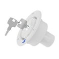 thumbnail image 3 of jinwen RV Gravitation Waters Fill Cap 2 Keys Water Filling Port for RV Trailer White, 3 of 9