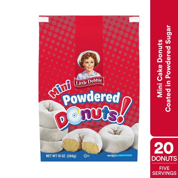 Little Debbie Powdered Mini Donuts, 10 oz