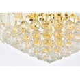 thumbnail image 3 of Corona 9 light Gold Flush Mount Clear Royal Cut Crystal, 3 of 4