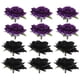 thumbnail image 4 of 12 piezas para mujeres Broche de flores de rosa Central de cabello para el aniversario de ramas de boda, 4 of 5