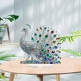 thumbnail image 6 of PatungKu Acrylic Peacocks Sculpture Statue Collectible Decorative Figurines,Home Office Bookshelf Desktop Decors Gift Women Men, 6 of 15