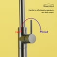 thumbnail image 6 of Boyel Living Single Handle Bath Tub Filler Faucet Freestanding Floor Mount Bathroom Bathtub Tub Spout and Water Supply Lines in Gunmetal Gray, 6 of 10