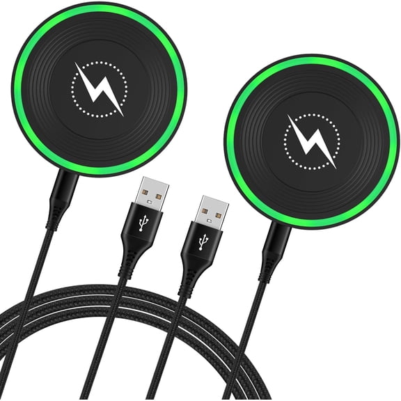 Fast Wireless Phone Charger for Motorola Razr 2024/Edge 2024/G Power 2025/2024/G Stylus 5G,2Pack 15W Android Wireless Charger Station Fast Charging Pad for Samsung S25 Ultra/Z Fold 6/5/S24/S23/S22