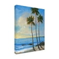 thumbnail image 2 of Tim O'Toole 'Tropical Breeze II' Outdoor Canvas 19x19, 2 of 5