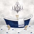 thumbnail image 2 of Great Art Now Navy Blue Bath II by Cynthia Coulter, Framed Wall Art, 20W x 20H, 2 of 3
