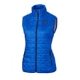 thumbnail image 2 of Women's Cutter & Buck Royal Florida Gators Vault Rainier PrimaLoft Eco Full-Zip Puffer Vest, 2 of 3