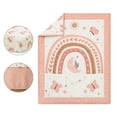 thumbnail image 2 of The Peanutshell Crib Bedding Set for Baby Girls, Boho Rainbow, 3 Pieces, 2 of 6