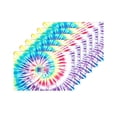 thumbnail image 4 of MKHERT Abstract Colourful Spiral Tie Dye Placemats Table Mats for Dining Room Kitchen Table Decoration 12x18 inch,Set of 6, 4 of 4