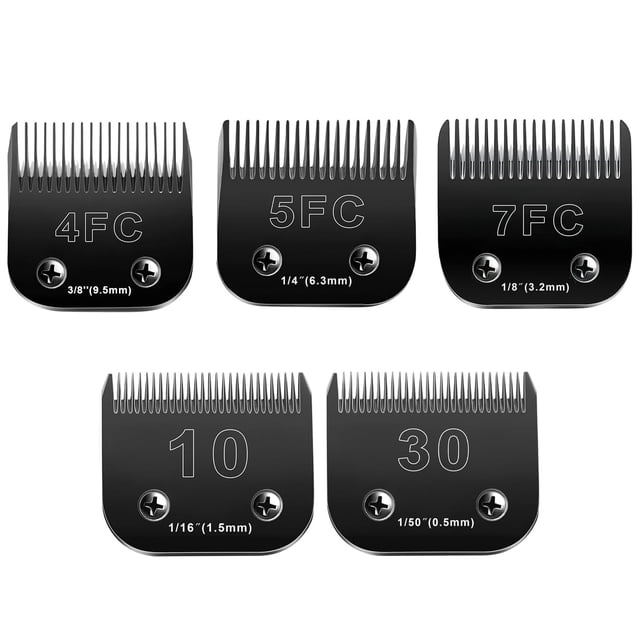 Cuchillas de aseo para perros Audoc compatibles con Andis/Oster/Wahl