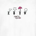 thumbnail image 2 of Junior's Squid Game Silhouette Icons Graphic Tee White Large, 2 of 3