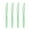 F, variant on Fmbmuo St. Patrick's Day Theme Utensils Set - 6.3-inch Green Disposable Tableware, Holiday Party Set (Knife, 24 Pieces)
