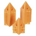 thumbnail image 1 of Unique Bargains Painting Stands, 24 Pack ABS Plastic Mini Cone Paint Stands Risers Support, Champagne, 1 of 5