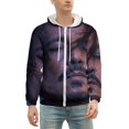 thumbnail image 2 of Johnny Depp Zip Up Hoodies Unisex Realistic 3D Print Sweatshirt Long Sleeve Hooded Jacket Coat S, 2 of 8