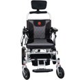 thumbnail image 3 of Thunderbolt Lightweight Foldable Transport Wheelchair, Reclining Wheelchairs for Adult & Seniors, 300 lbs Capacity Medical Transport Chair Perfect for Travel Companion - Automatic Reclining (Silver), 3 of 12