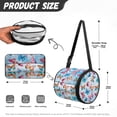 thumbnail image 7 of SEANATIVE Colorful Butterfly Round Paper Towel Bag Hanging Paper Towel Dispenser Cover for Home Office Reusable Round Tissue Holder for Car Toilet Paper Storage Holder Home Decoration, 7 of 7