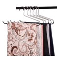 thumbnail image 1 of VASLIM Paquete de 12 perchas para mantas, resistentes, con revestimiento de vinilo negro, antideslizantes, ideales para edredones, edredones, manteles, toallas, sacos de dormir, cortinas y colchas, 1 of 5