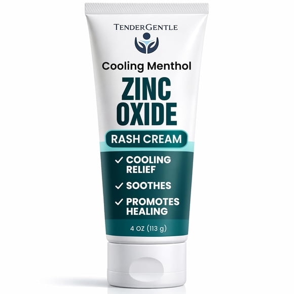 Crema de Óxido de Zinc TenderGentle con Mentol Refrescante 113 ml
