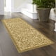 thumbnail image 2 of Maples Rugs Pelham Vintage Runner Rug Non Slip Washable Hallway Entry Carpet [Made in USA], 2 x 6, Khaki (AG4055701), 2 of 5