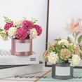 thumbnail image 3 of Simulation Plant Potted European Style Silk Flower Floral Tabletop Decoration Wedding Small Ornaments, 3 of 15