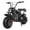Black, variant on X-Pro Falcon 105cc 4-Stroke Mini Gas Dirt Bike for Kids, 6" Wheels