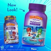 (3 pack) Lil Critters PJ Masks Melatonin Gummy Supplements, Supports Sleep, 60 Gummy Vitamins