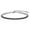 Black Zircon-Silver, variant on FOCALOOK Tennis Bracelets for Women Black Zirconia Simulated Diamond Dainty Classic Adjustable Silver Bracelet Birthday Christmas Anniversary Jewelry Gifts for Her Girlfriend Wife Mom