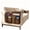 Brown, variant on 6-Pocket Armrest Remote Holder, Non-Slip Recliner & Couch Storage Caddy for Electronics & Reading Materials