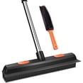 thumbnail image 4 of Rubber Broom  2 In 1 Pet Hair Broom Carpet Rake Pet Hair Remover Broom, 4 of 10
